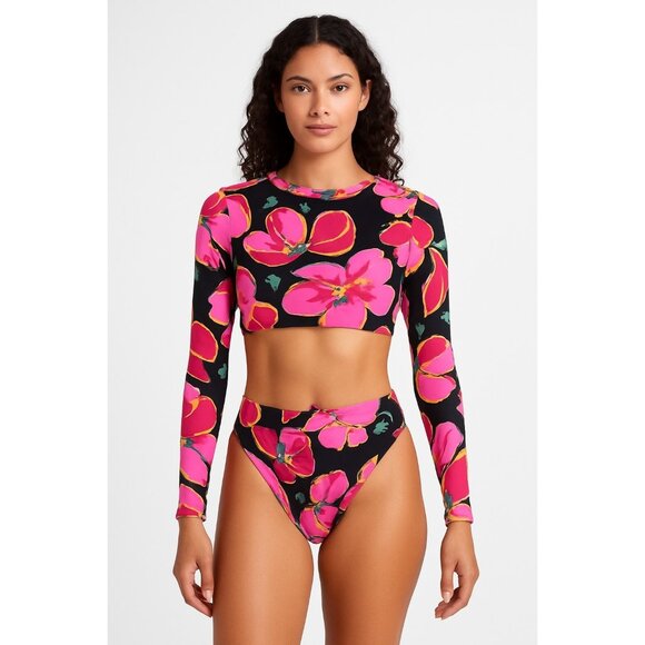 Maaji Womens Size Medium 2 Piece Surf Floral Swim Suit NEW - Picture 1 of 4